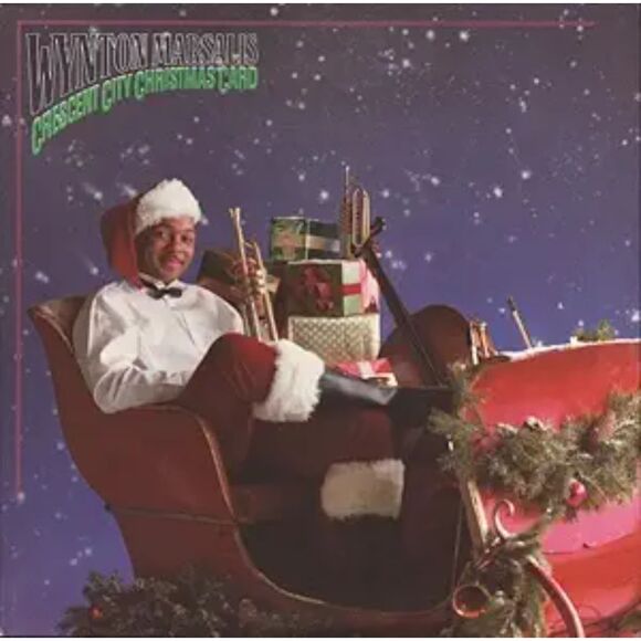 Crescent City Christmas Card Wynton Marsalis Vinyl LP Record - Picture 1 of 2
